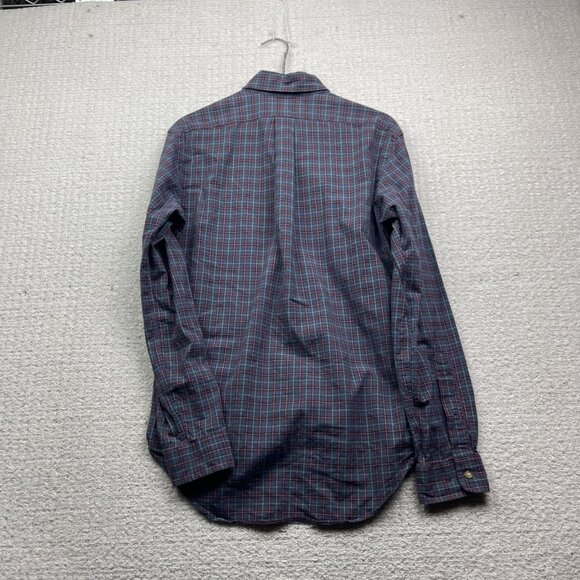 Polo Ralph Lauren Oxford Shirt Mens S Multicolor Plaid Long Sleeve Button Up - Picture 9 of 11